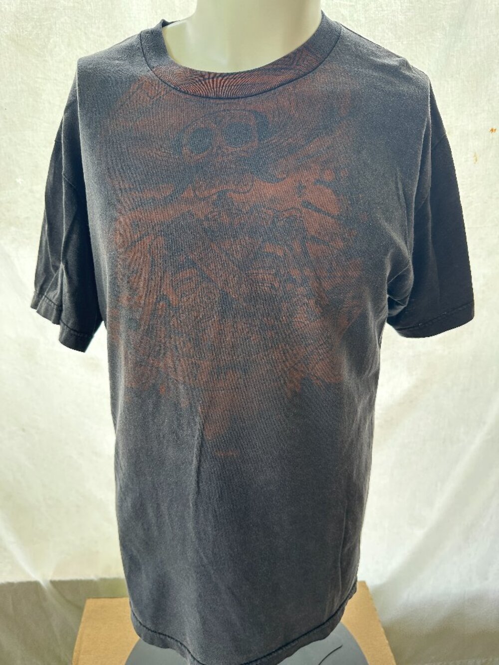 Vintage Y2K Miami Ink Tattoo Men's Black T Shirt Size XL